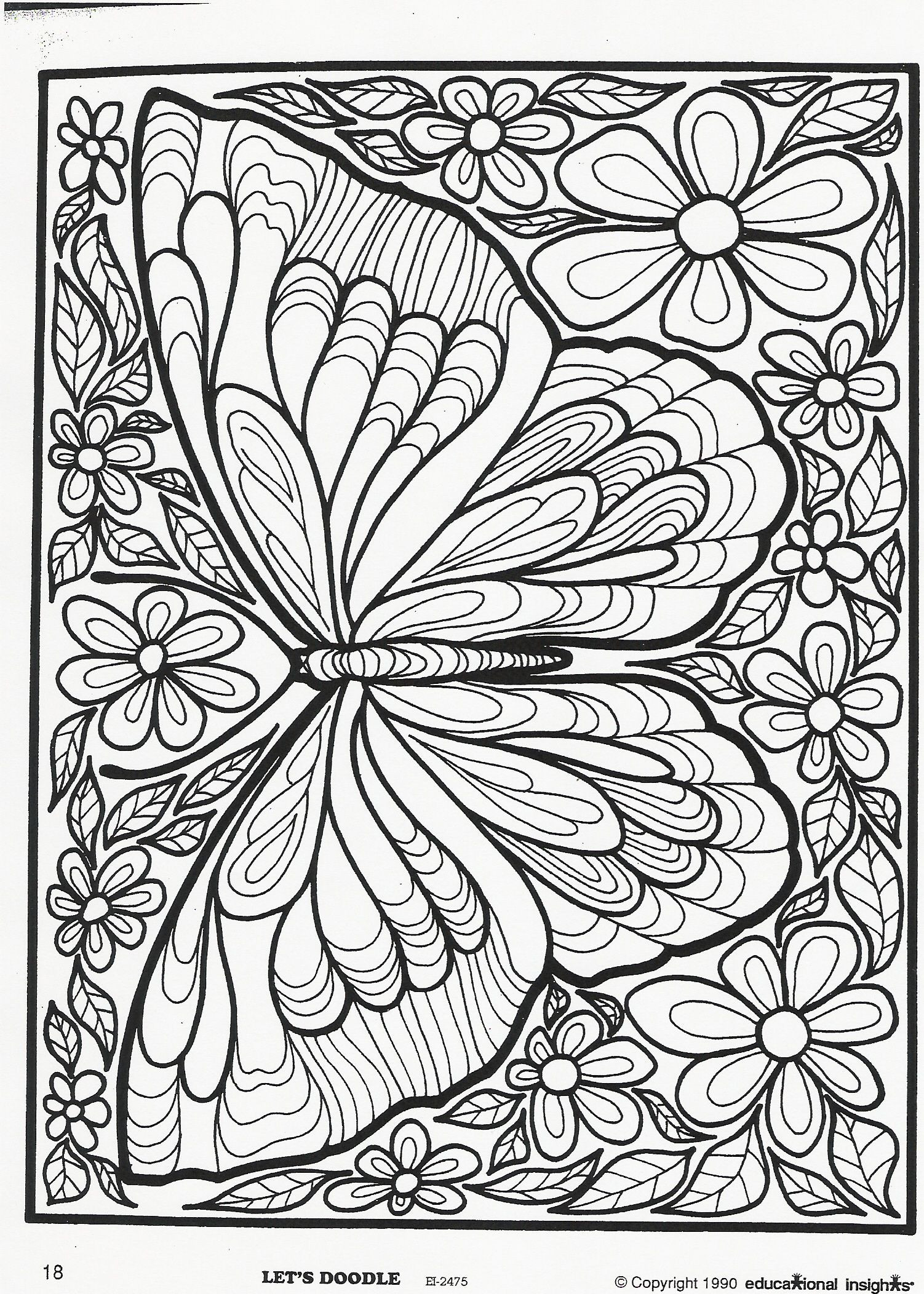 Adult Coloring Book Pages
 All sizes butterfly Flickr Sharing