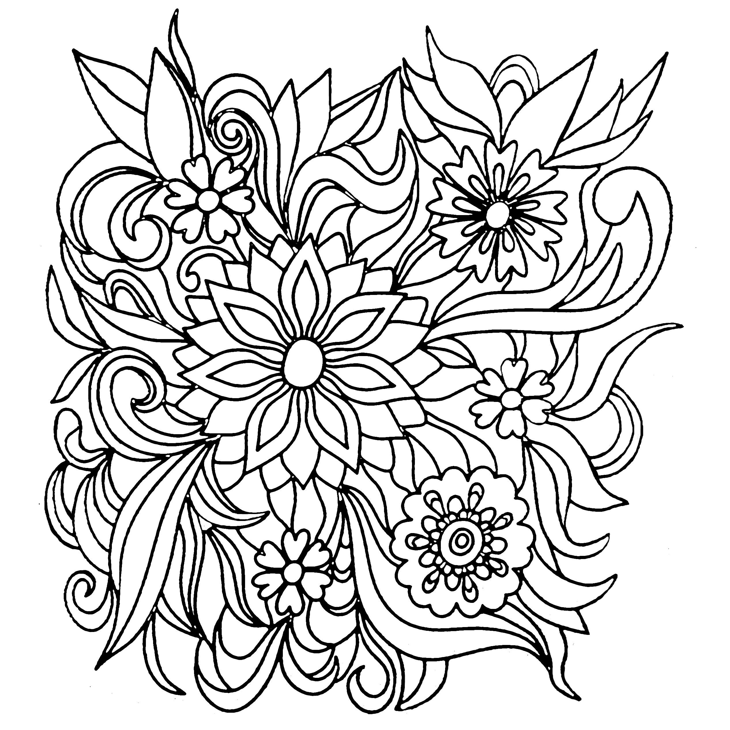 Best 23 Adult Coloring Books Flowers - Home, Family, Style and Art Ideas