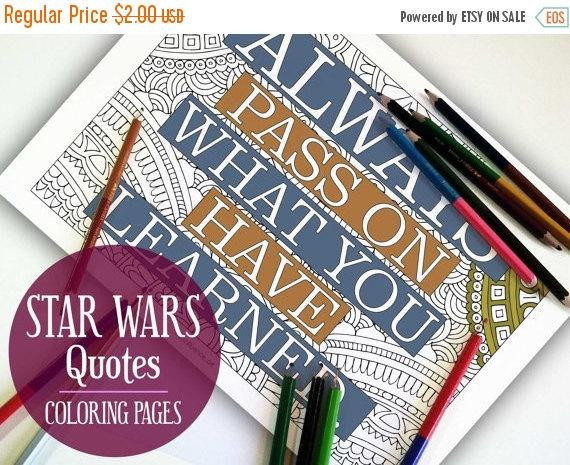 Adult Coloring Books For Sale
 SALE Adult coloring pages Star Wars Coloring Pages by