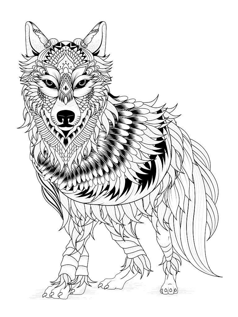 Adult Coloring Pages Wolf
 Wolf Coloring Pages Worksheets