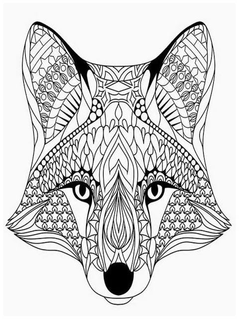 Adult Coloring Pages Wolf
 coloring pages adults wolves head