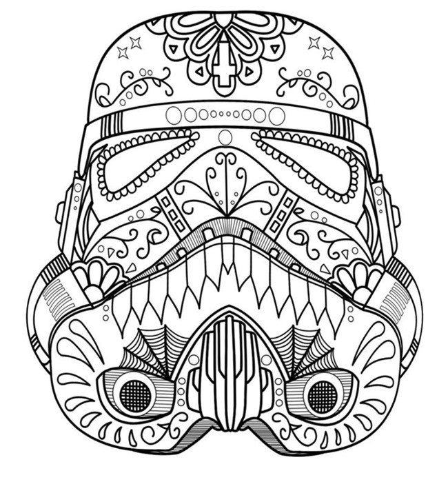 Adult Star Wars Coloring Book
 Star Wars Free Printable Coloring Pages for Adults & Kids