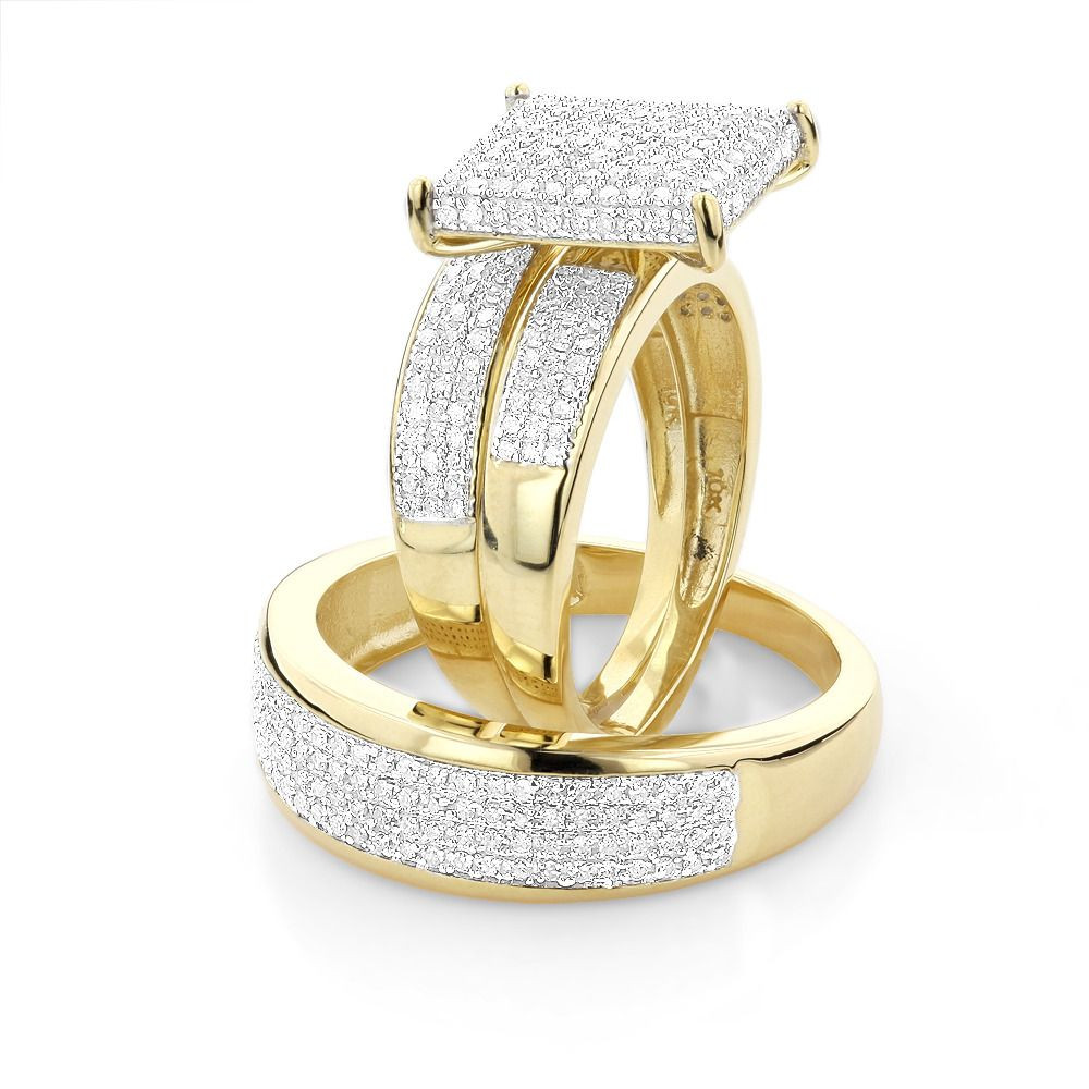 Affordable Wedding Ring Sets
 AFFORDABLE TRIO RING SETS DIAMOND WEDDING RING SET 1 25CT