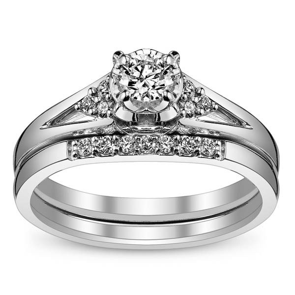 Affordable Wedding Ring Sets
 Queenly Inexpensive Diamond Wedding Set 0 25 Carat Diamond