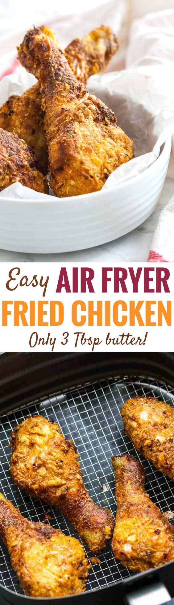 Air Fryer Fried Chicken Legs
 AirFryer Chicken Drumsticks Easy Air Fryer fried chicken