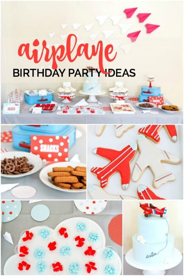 Airplane Decorations For Birthday Party
 Airplane Birthday Party Spaceships and Laser Beams