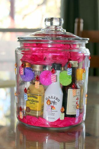 Alcohol Gift Basket Ideas
 Mini bottle bar t
