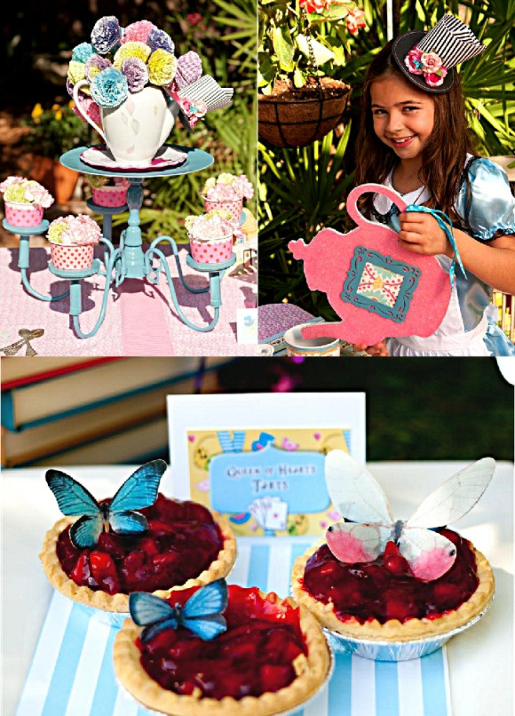 Alice Tea Party Ideas
 Alice in Wonderland Mad Hatter Tea Party Ideas