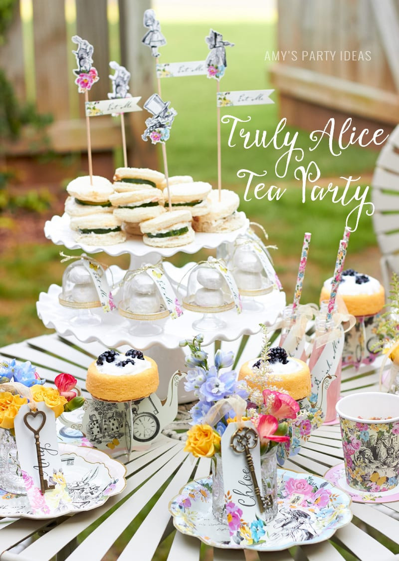 Alice Tea Party Ideas
 Truly Alice Tea Party