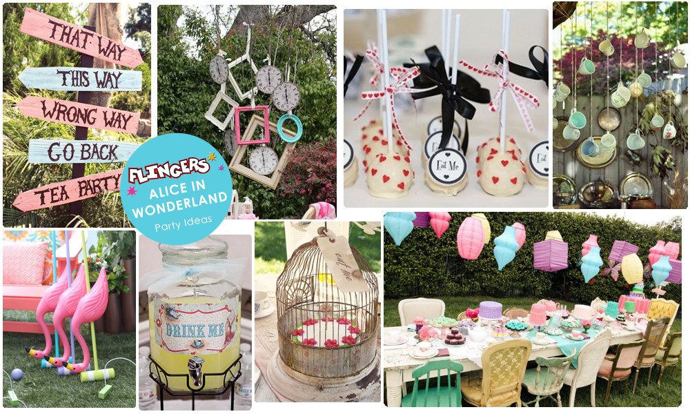 Alice Tea Party Ideas
 Flingers Party Shop Blog Alice In Wonderland Tea Party Ideas