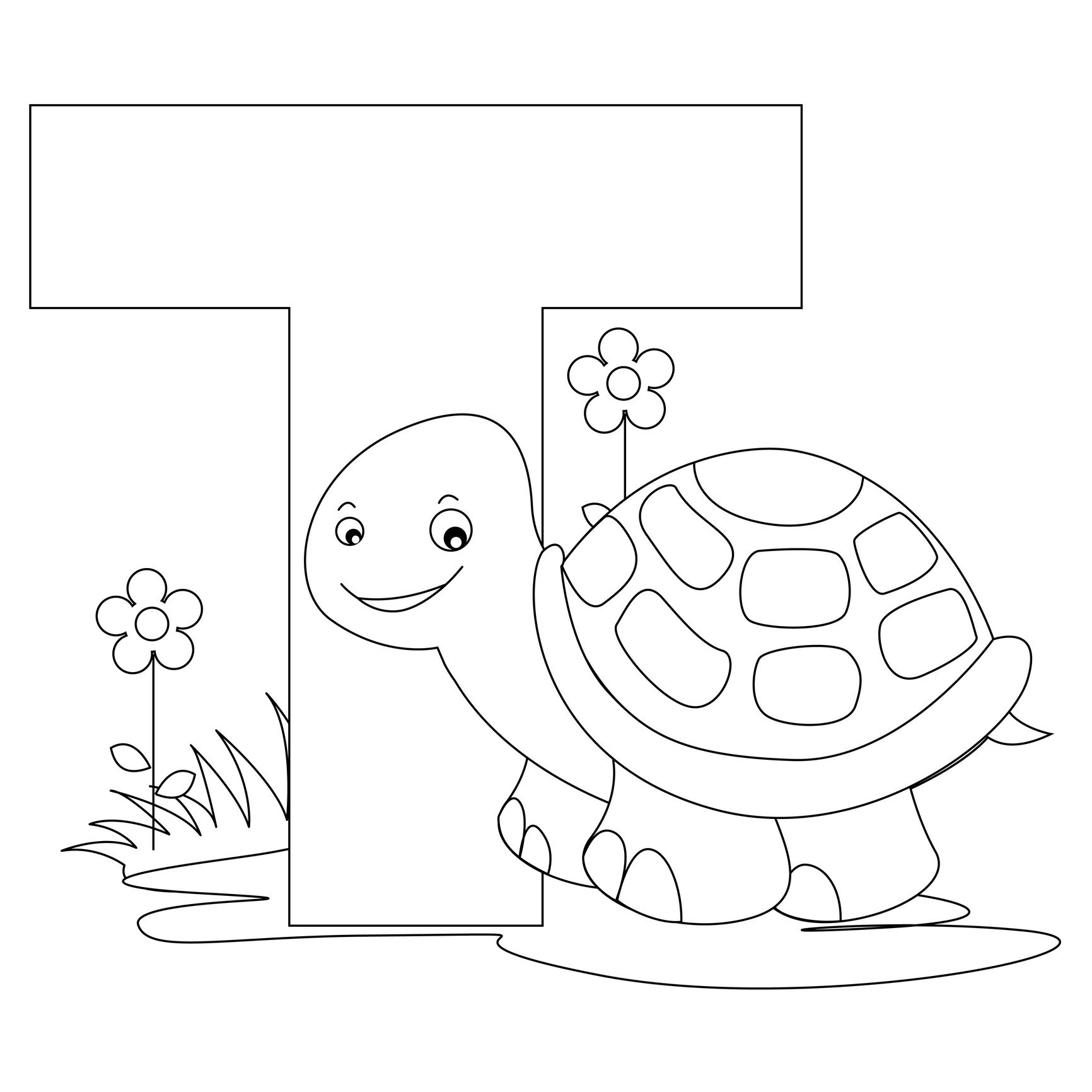 Alphabet Coloring Pages For Toddlers
 Free Printable Alphabet Coloring Pages for Kids Best