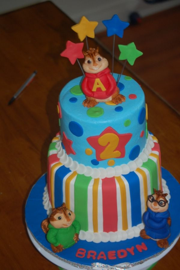 Alvin And The Chipmunks Birthday Cake
 Alvin and the Chipmunks cake Cake Ideas
