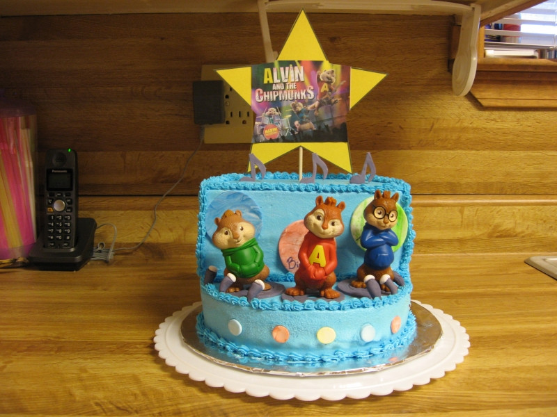 Alvin And The Chipmunks Birthday Cake
 Alvin and the Chipmunks Cake