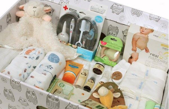 Amazon Baby Gift Box
 Create an Amazon Baby Registry and a free Wel e Baby Box