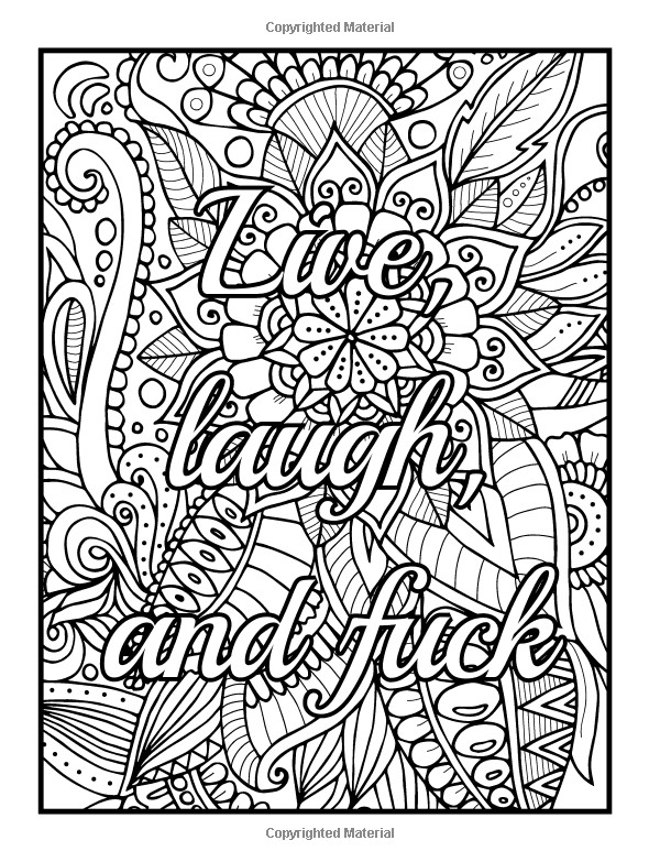 Amazon Coloring Books Adults
 Amazon Be F cking Awesome and Color An Adult