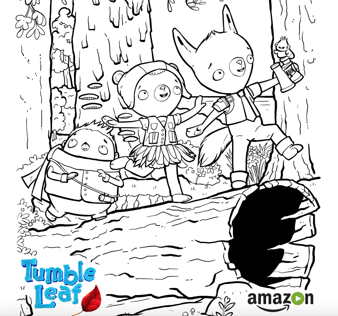 Amazon Coloring Books For Kids
 Tumble Leaf Amazon Original Series