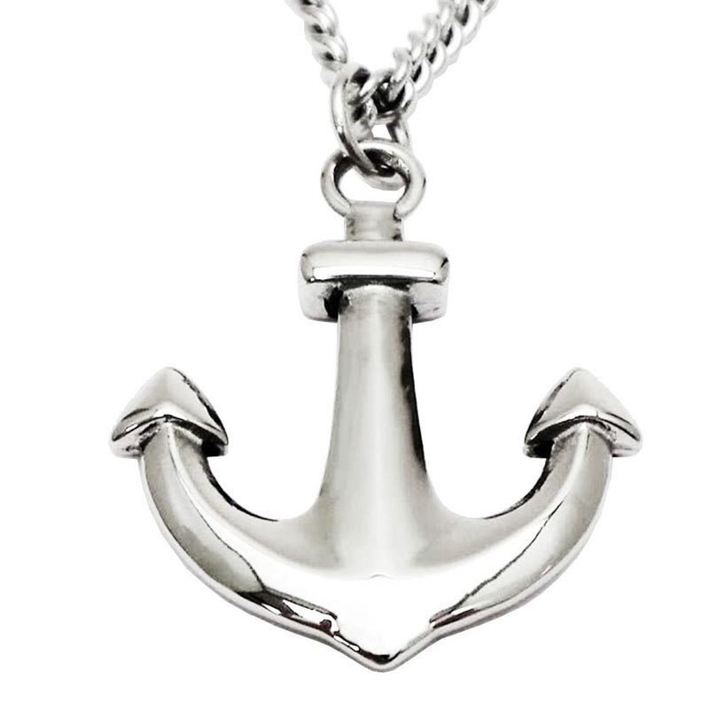 Anchor Necklace Womens
 Women s Stainless Steel Anchor Pendant Necklace