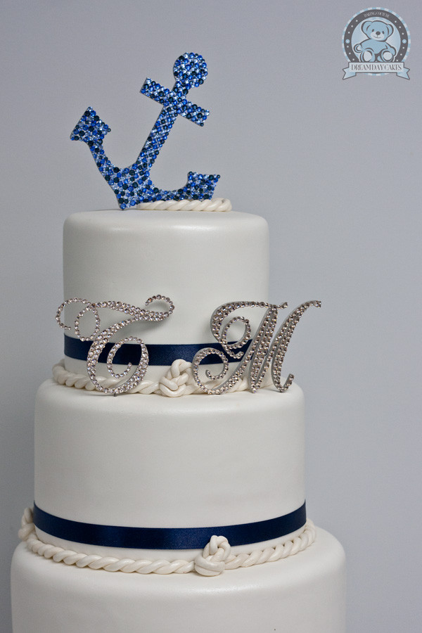 Anchor Themed Wedding
 Gainesville Wedding Cake Season