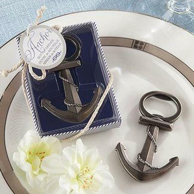 Anchor Themed Wedding
 Anchor Nautical Themed Bottle Opener Wedding Favors Bridal
