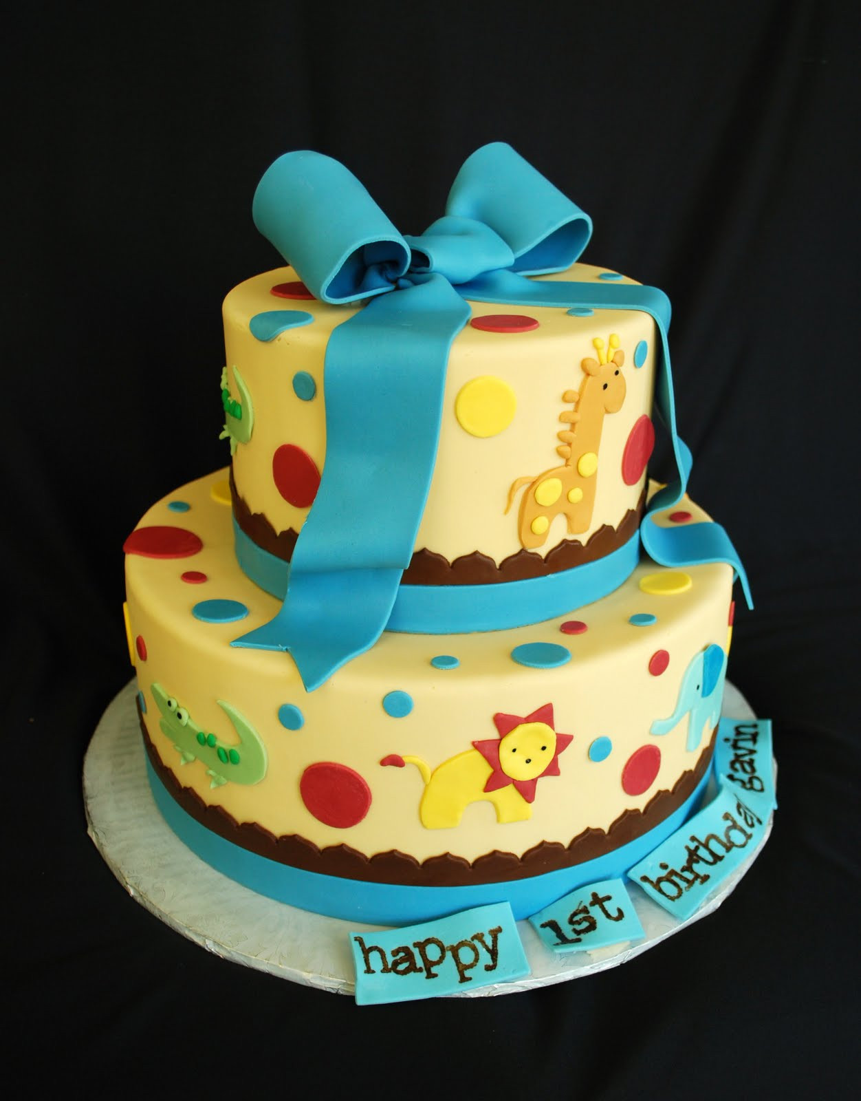 Animal Birthday Cakes
 The Beehive Baby Animal Safari Cake