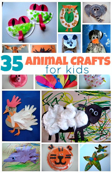 Animals Crafts For Kids
 35 Easy Animal Crafts For Kids No Time For Flash Cards