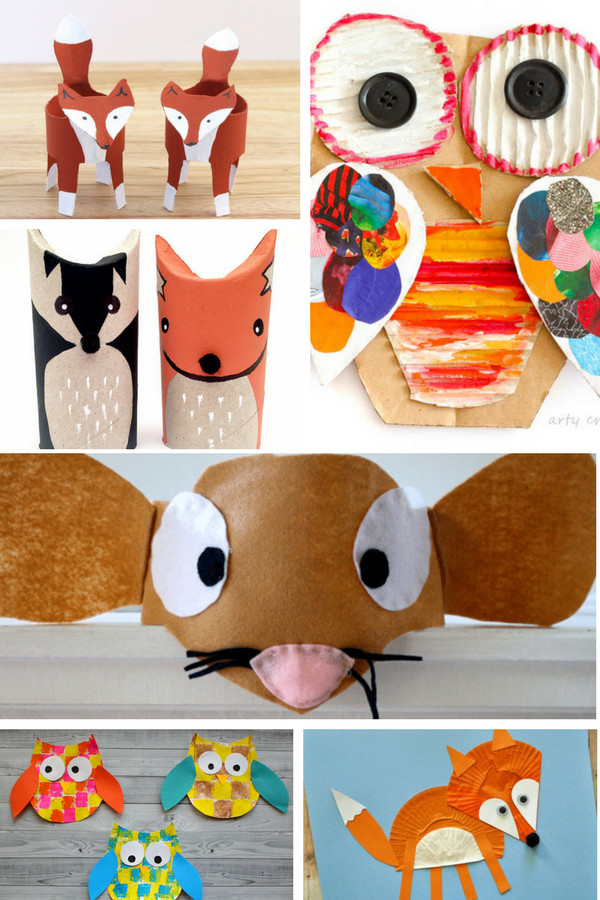 Animals Crafts For Kids
 Adorable Forest Animal Crafts Arty Crafty Kids