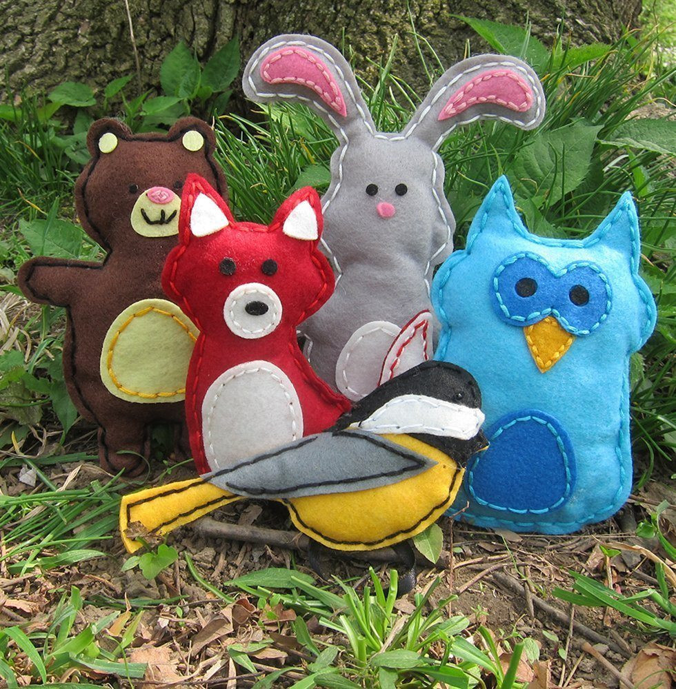 Animals Crafts For Kids
 Woodland Animals Kids Arts & Crafts Project Kit