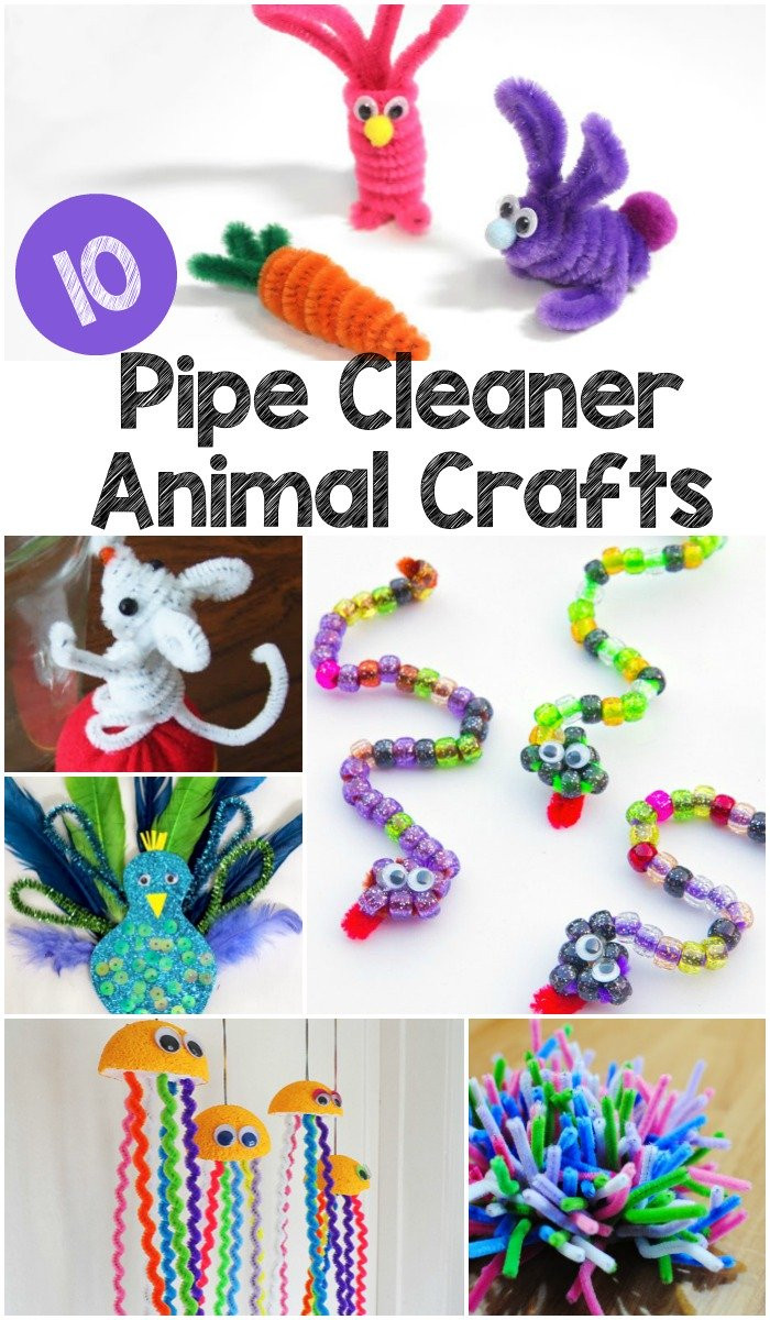 Animals Crafts For Kids
 10 Pipe Cleaner Animals In The Playroom
