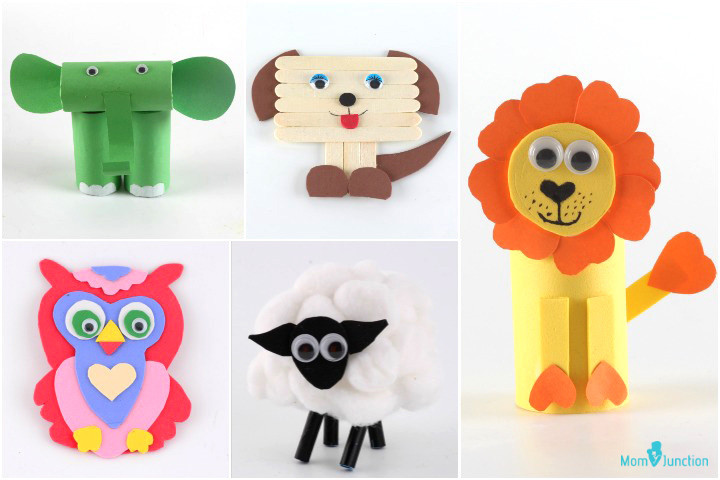 Animals Crafts For Kids
 15 Easy to make Animal Crafts For Kids