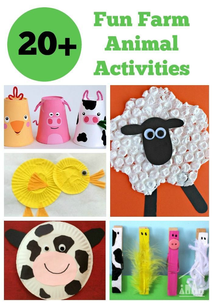 Animals Crafts For Kids
 40 Fantastic Farm Animal Activities for Kids