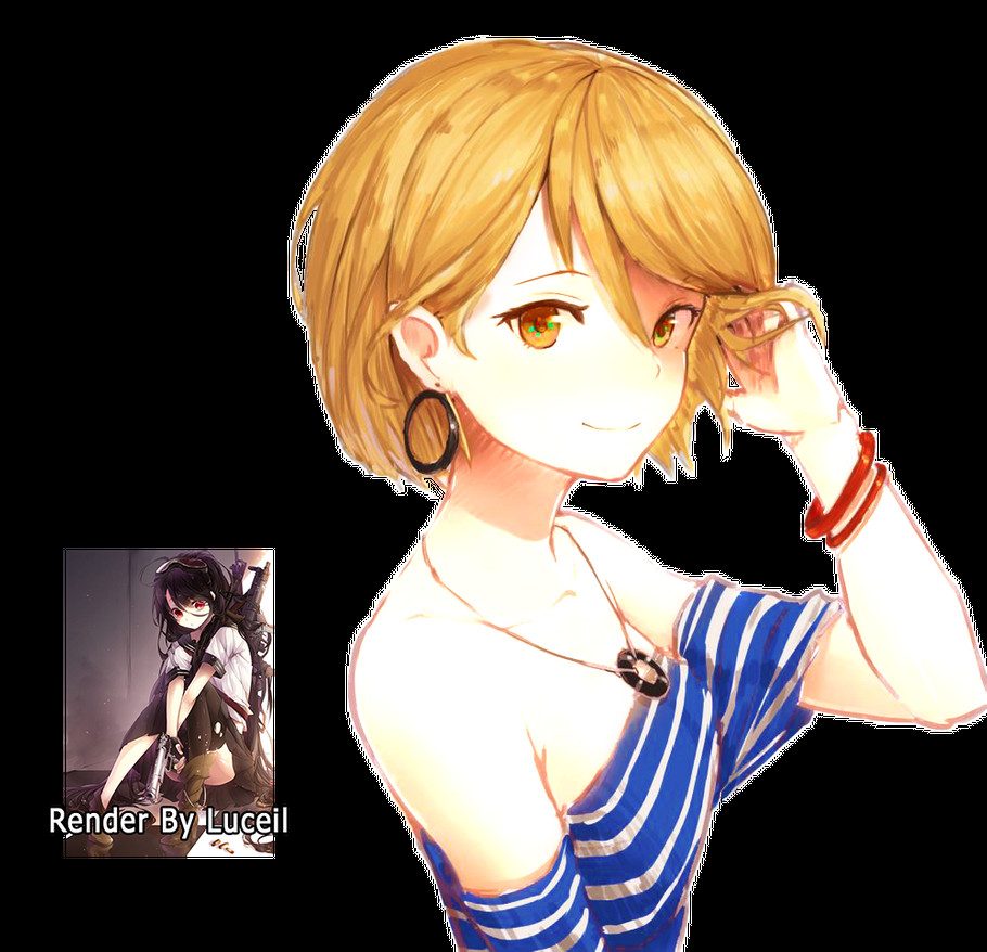 Anime Girl Hairstyles Short
 Anime Girl with Short Hair Render by LgeLuceil on DeviantArt