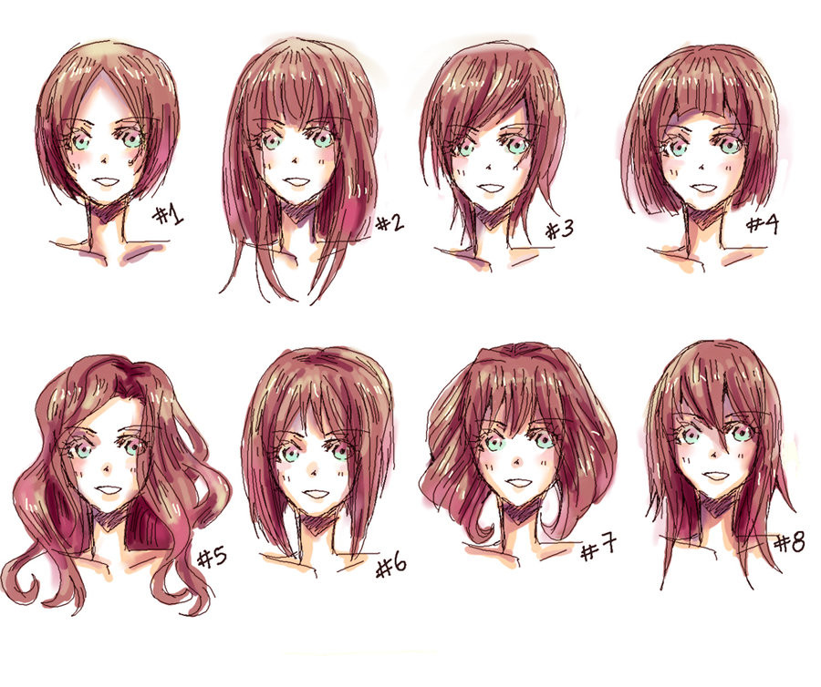 Anime Girl Hairstyles Short
 Cute Anime Hairstyles trends hairstyle