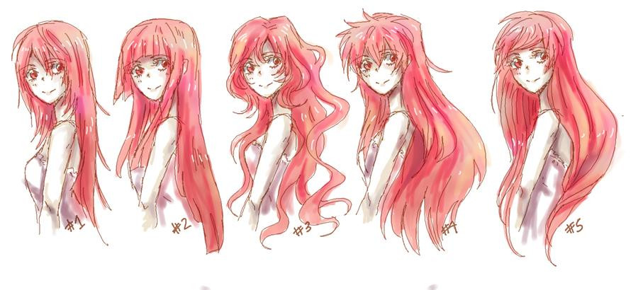 Anime Girl Long Hairstyles
 Pixel Art Zoomo s Art Page 20