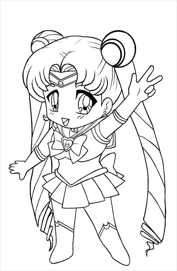 Anime Girls Coloring Pages
 8 Anime Girl Coloring Pages PDF JPG AI Illustrator