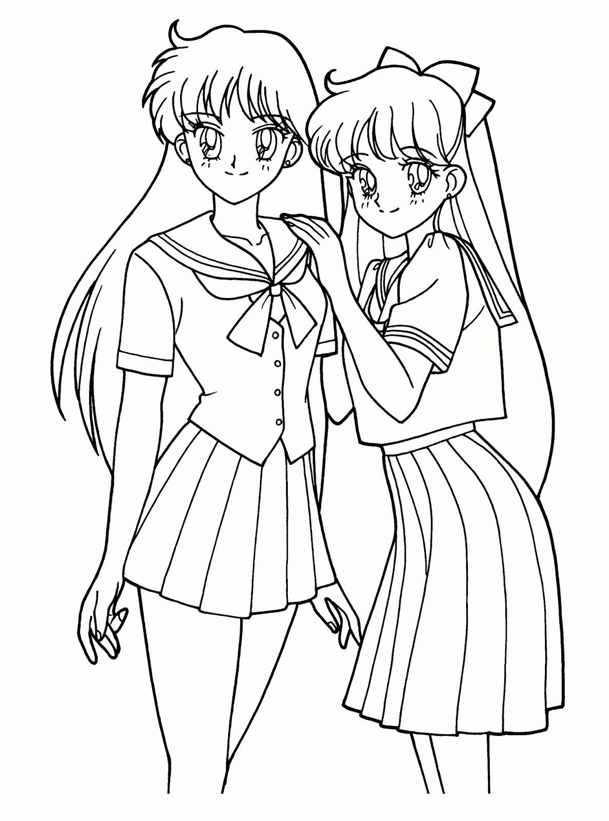 Anime Girls Coloring Pages
 Anime Coloring Pages Best Coloring Pages For Kids
