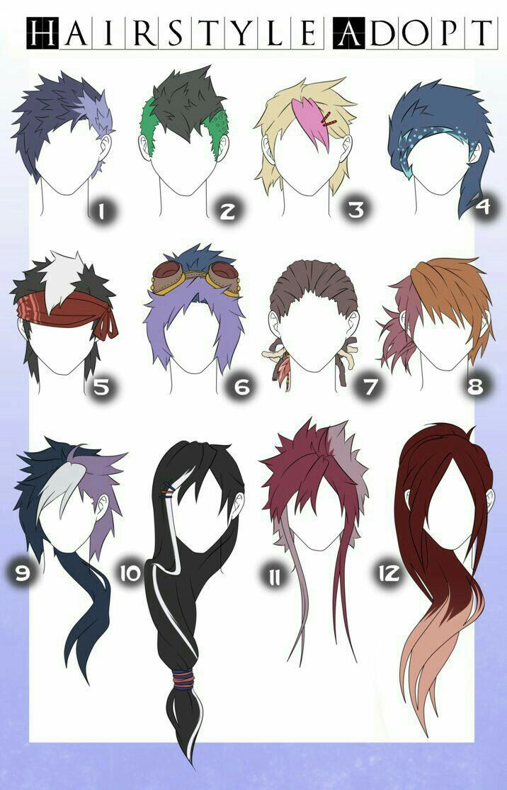 Anime Guy Hairstyles Drawing
 Hairstyle Adopt men boy hairstyles text How to Draw