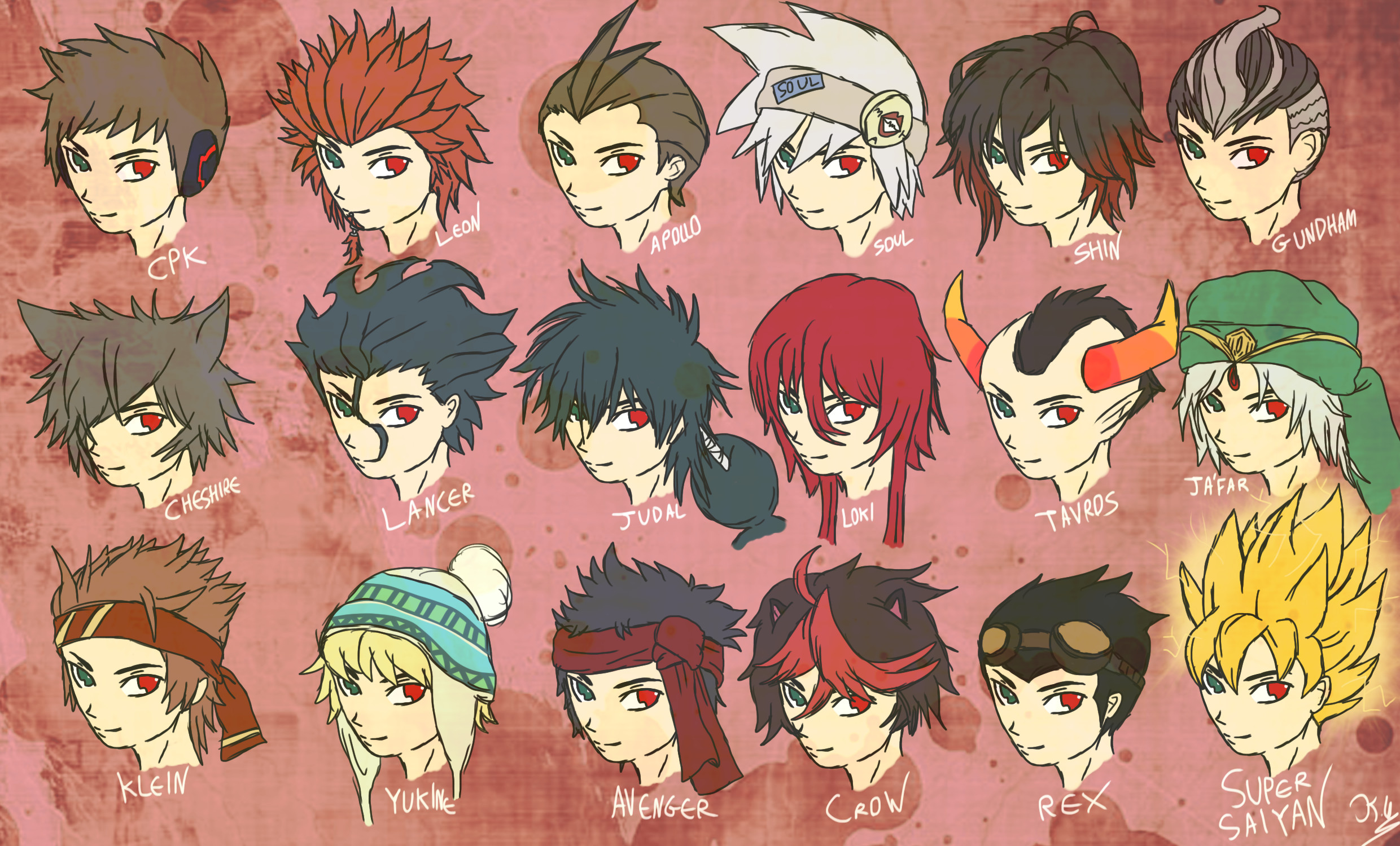 Anime Haircuts Male
 Male Anime Hairstyles by Kaniac101 on DeviantArt