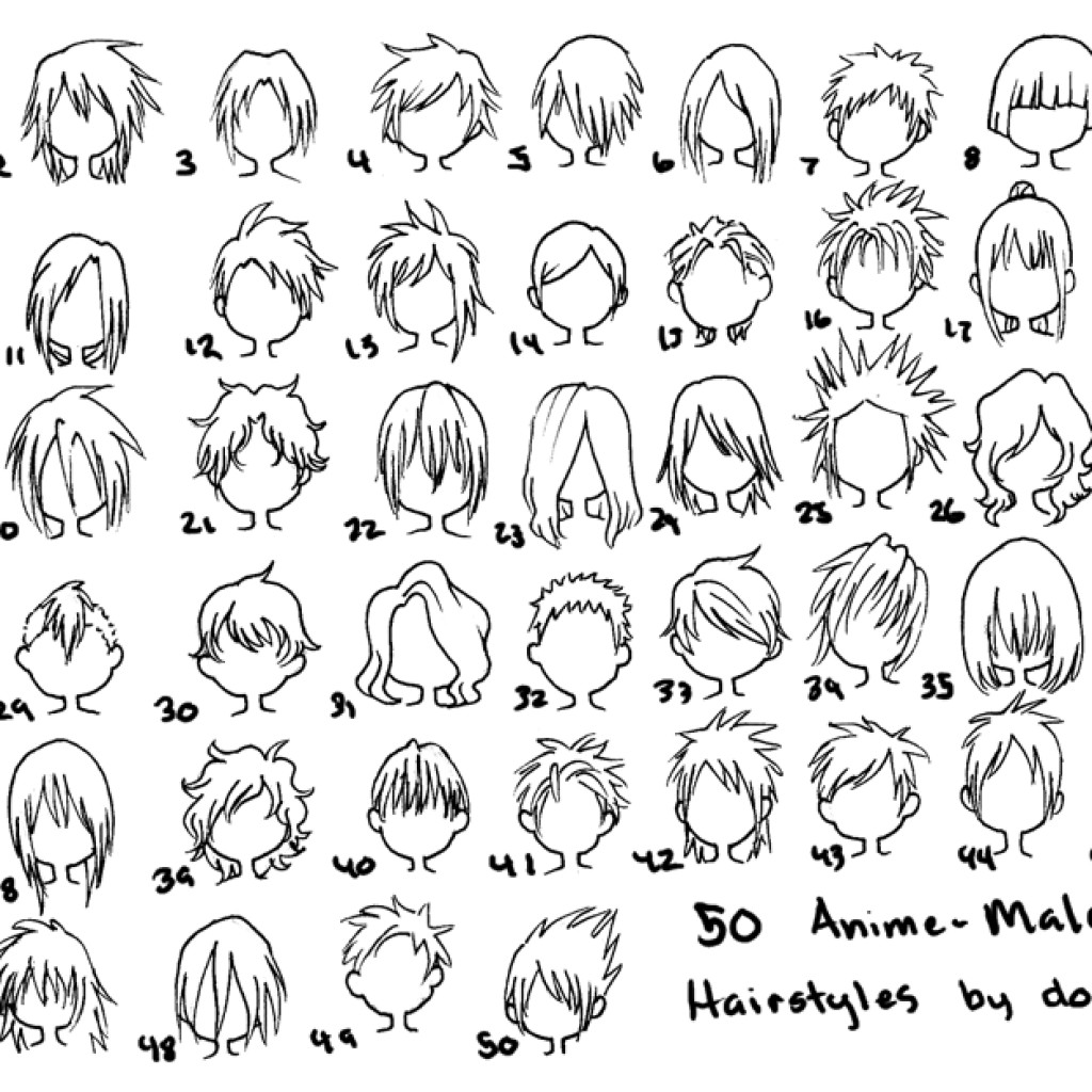 Anime Haircuts Male
 Male Anime Hairstyles Drawing at GetDrawings