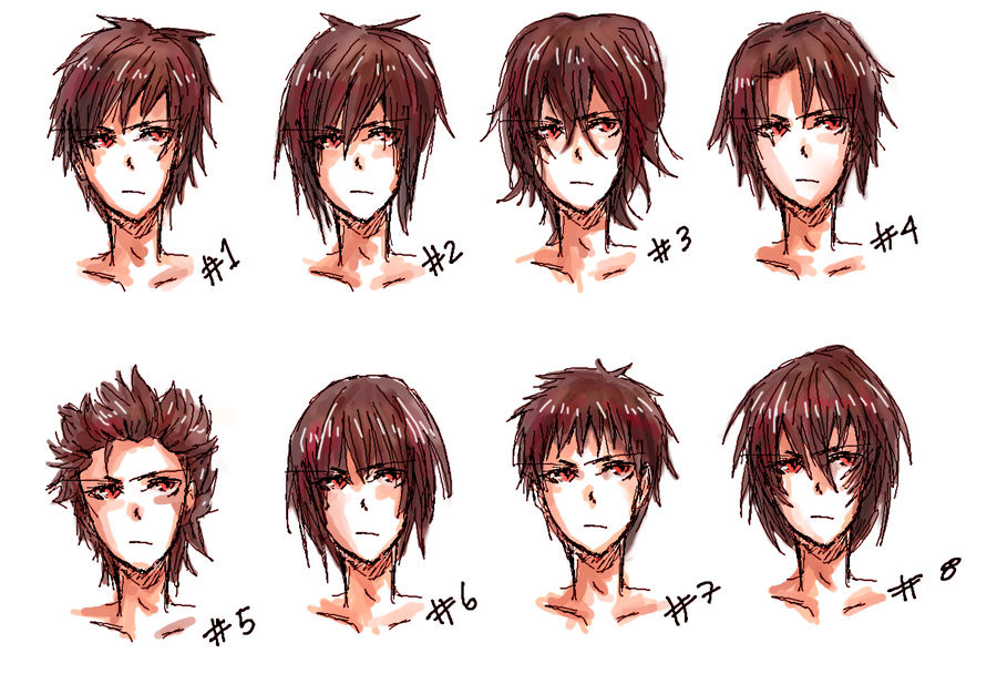 Anime Hairstyle Male
 Cabelos