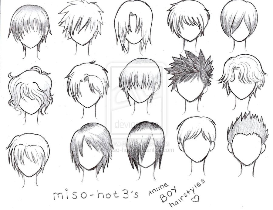 Anime Hairstyles Boy
 New Original Boy by NNA12 on DeviantArt