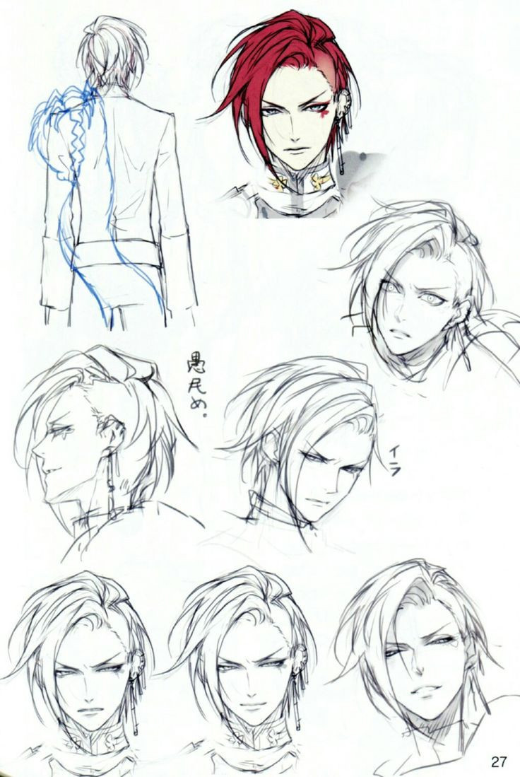 Anime Hairstyles Boy
 Male Anime Hairstyles