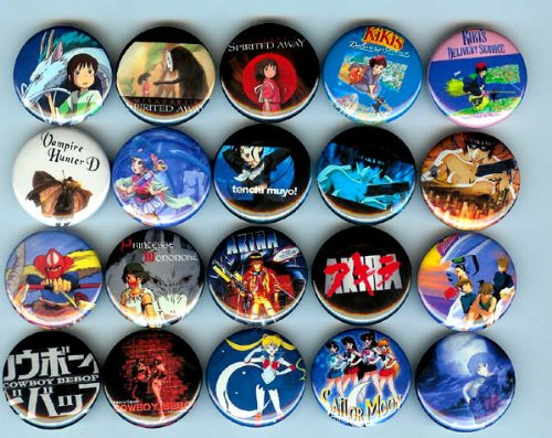 given anime pins