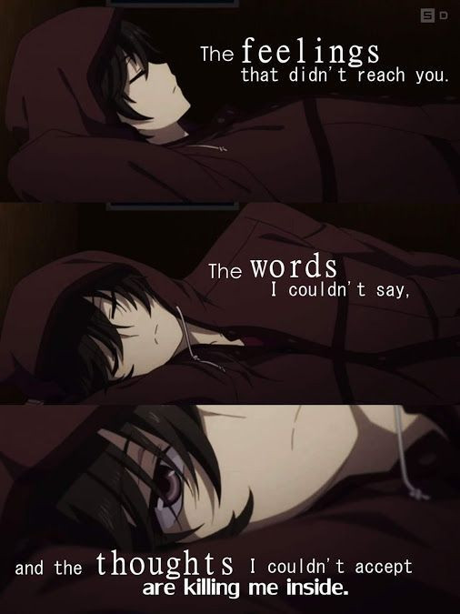 Anime Quotes Sad
 5246 best Anime Quotes images on Pinterest
