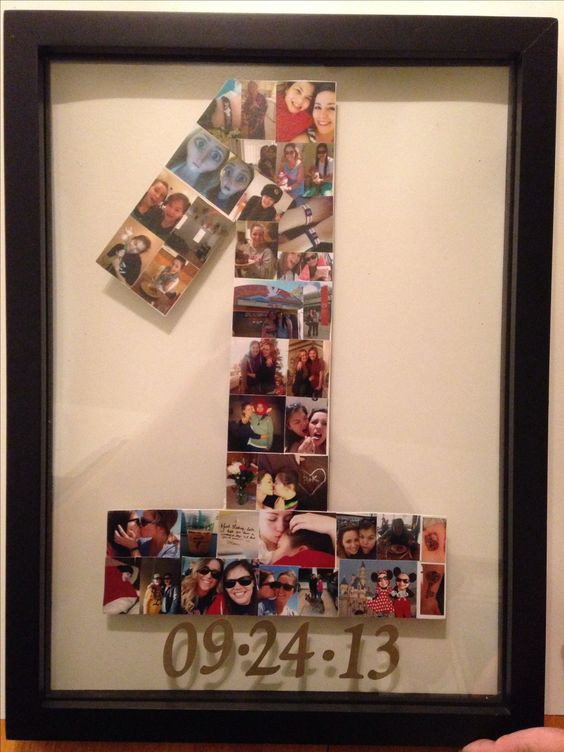 Anniversary Gift Ideas Pinterest
 My first Pinterest project My wonderful mom helped me