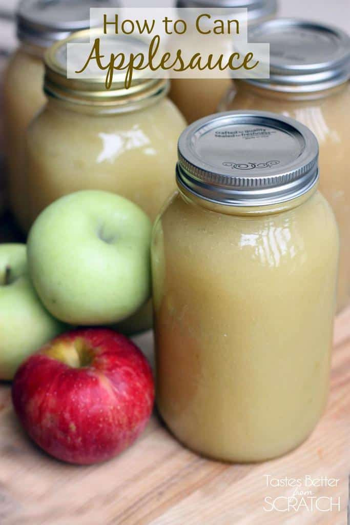 Applesauce Canning Recipe
 Homemade Applesauce and how to can it Tastes Better