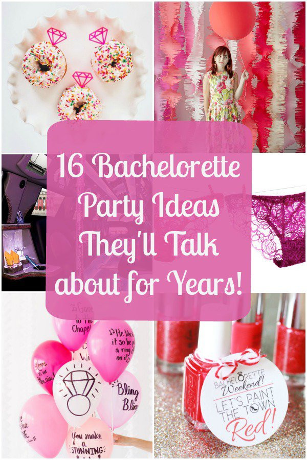 April Bachelorette Party Ideas
 16 Bachelorette Party Ideas They ll Talk about for Years