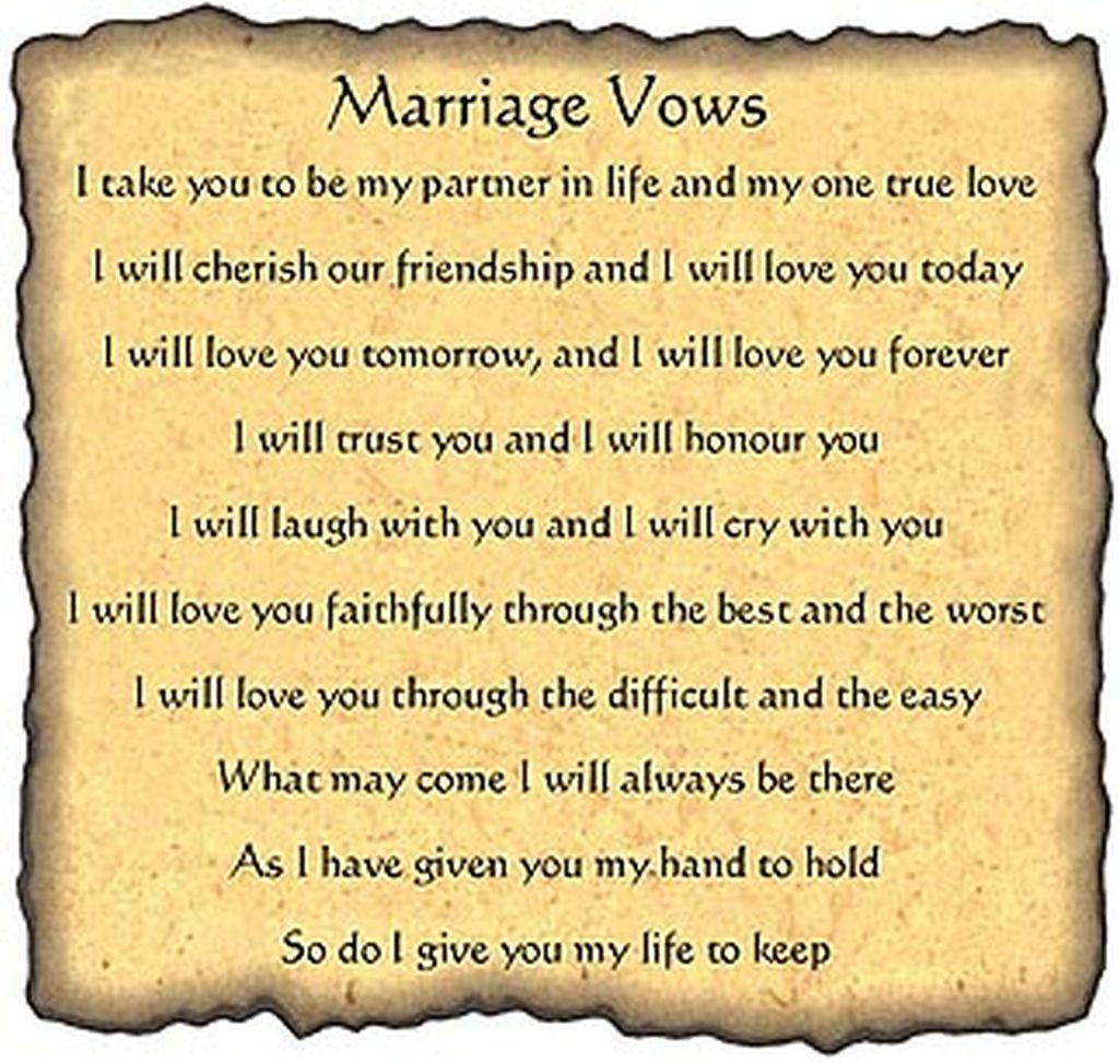 Are Wedding Vows In The Bible
 Ideas Sophisticated Christian Wedding Vows For Great