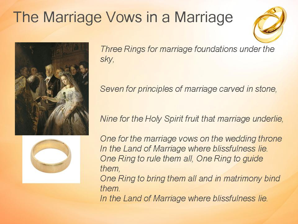 Are Wedding Vows In The Bible
 Random Musings from a Doctor s Chair The Marriage Vows