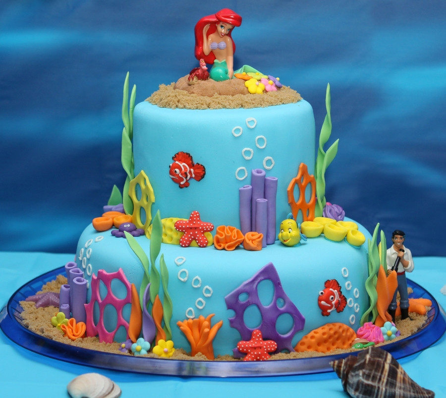 Ariel Birthday Cake
 Under The Sea ariel Birthday Cake CakeCentral
