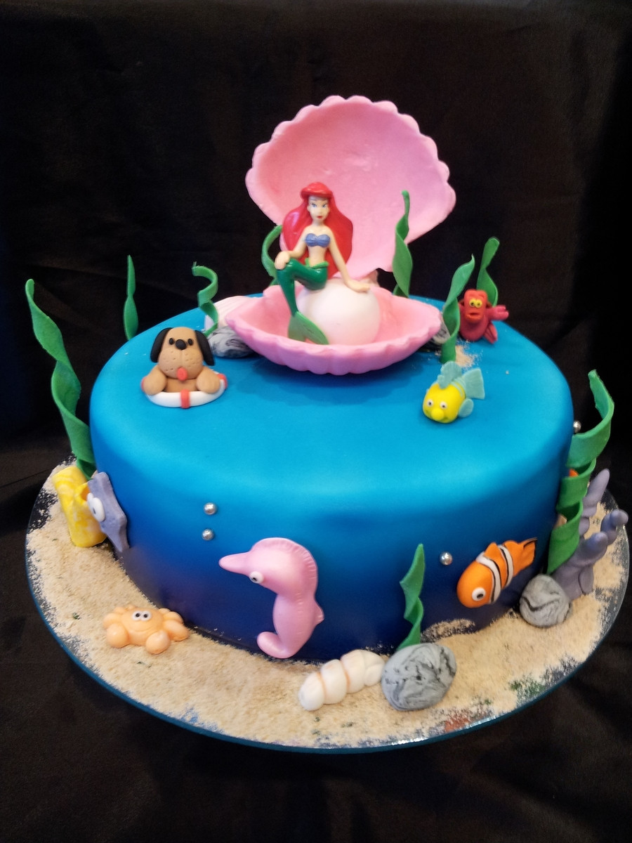 Ariel Birthday Cake
 Ariel Mermaid Cake CakeCentral